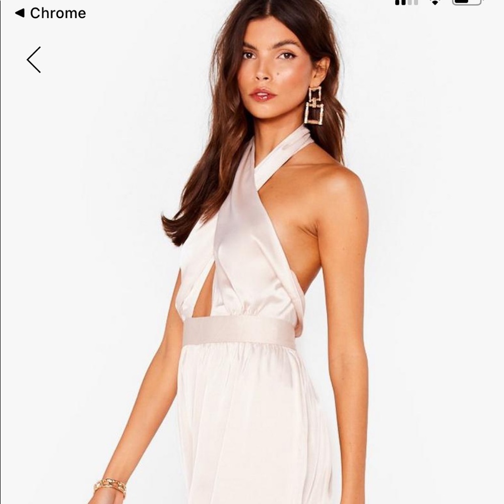 New with tags - Champagne jumpsuit size UK 12